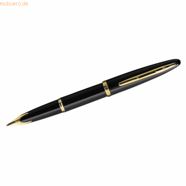 Waterman Füllhalter Carene F Lack schwarz G.C. Box von Waterman