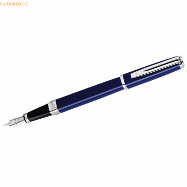 Waterman Füllhalter Exception Slim F Lack Blau S.C. Etui von Waterman