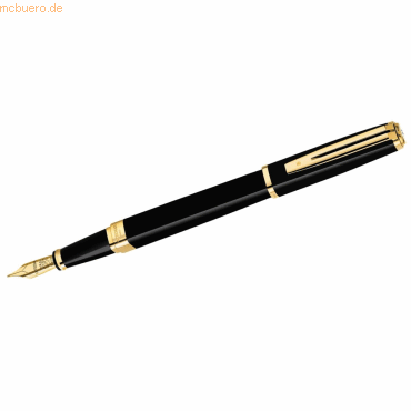 Waterman Füllhalter Exception Slim F Lack schwarz G.C. Etui Waterman Füllhalter Exception Slim F Lack schwarz G.C. Etui von Waterman
