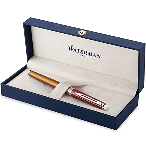 Waterman Hemisphere Füller | Promenade Vermillon | Füllfederhalter Feine Spitze | Geschenkbox | French Riviera Collection von Waterman