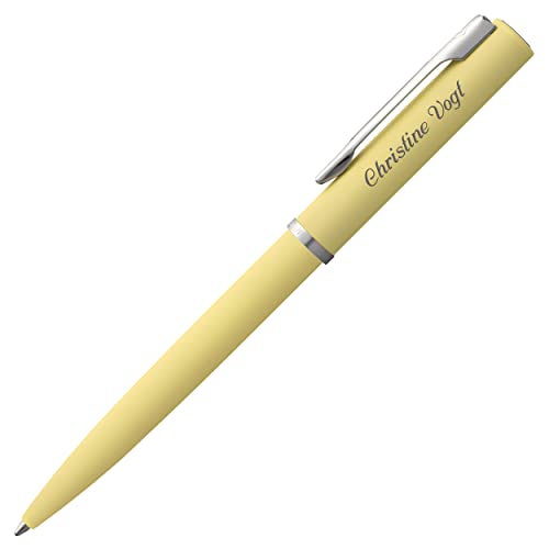 Waterman Kugelschreiber Allure Pastellgelb 2105384 mit Laser-Gravur von Waterman