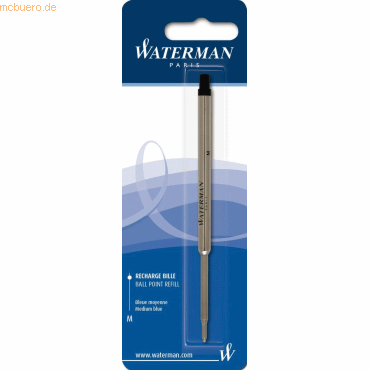 Waterman Kugelschreibermine Standard Maxima M blau von Waterman
