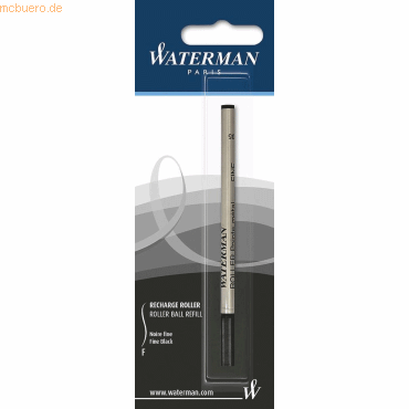 Waterman Rollerballmine F schwarz Waterman Rollerballmine F schwarz von Waterman