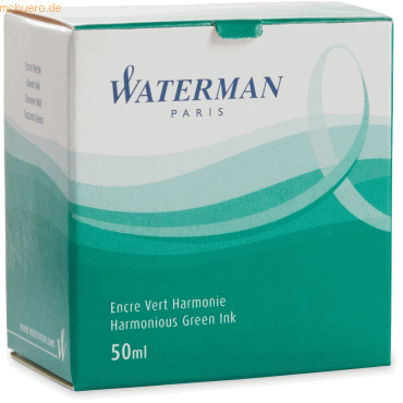 Waterman Tinte für Füllhalter Glasflacon VE=50 ml grün Waterman Tinte für Füllhalter Glasflacon VE=50 ml grün von Waterman