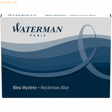 Waterman Tintenpatronen Standard blauschwarz VE=8 Stück von Waterman