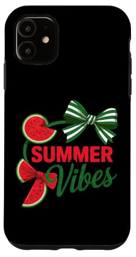 Summer Vibes Wassermelonen-Bogen-Stil Kunst Hülle für iPhone 11 Summer Vibes Wassermelonen-Bogen-Stil Kunst Hülle für iPhone 11 von Watermelon Bow Summer Aesthetic Fresh