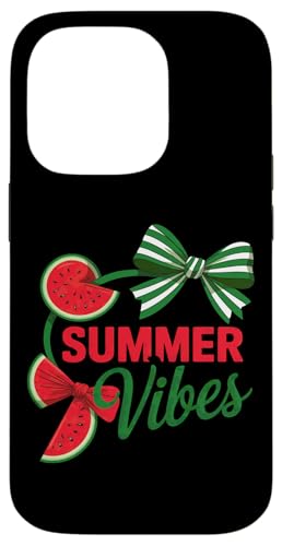 Summer Vibes Wassermelonen-Bogen-Stil Kunst Hülle für iPhone 14 Pro Summer Vibes Wassermelonen-Bogen-Stil Kunst Hülle für iPhone 14 Pro von Watermelon Bow Summer Aesthetic Fresh