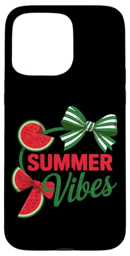 Summer Vibes Wassermelonen-Bogen-Stil Kunst Hülle für iPhone 15 Pro Max Summer Vibes Wassermelonen-Bogen-Stil Kunst Hülle für iPhone 15 Pro Max von Watermelon Bow Summer Aesthetic Fresh