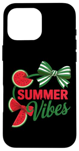 Summer Vibes Wassermelonen-Bogen-Stil Kunst Hülle für iPhone 16 Pro Max Summer Vibes Wassermelonen-Bogen-Stil Kunst Hülle für iPhone 16 Pro Max von Watermelon Bow Summer Aesthetic Fresh