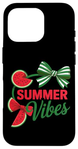 Summer Vibes Wassermelonen-Bogen-Stil Kunst Hülle für iPhone 16 Pro Summer Vibes Wassermelonen-Bogen-Stil Kunst Hülle für iPhone 16 Pro von Watermelon Bow Summer Aesthetic Fresh