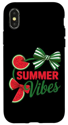 Summer Vibes Wassermelonen-Bogen-Stil Kunst Hülle für iPhone X/XS Summer Vibes Wassermelonen-Bogen-Stil Kunst Hülle für iPhone X/XS von Watermelon Bow Summer Aesthetic Fresh