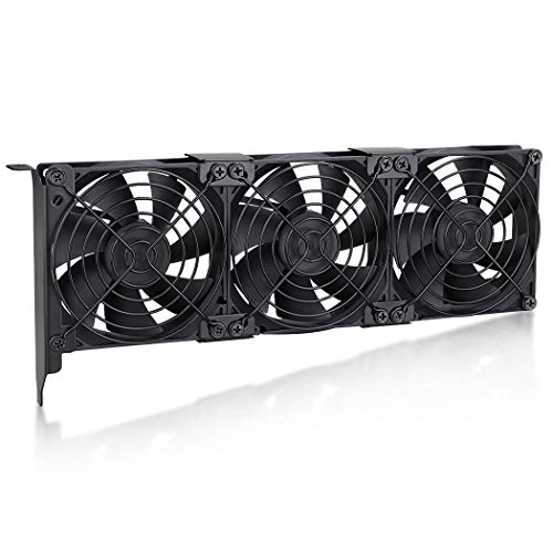 Wathai PCL Slot Fan 90 mm 92 mm Lüfter bürstenloser Lüfter für VGA Grafikkarte Kühler von Wathai