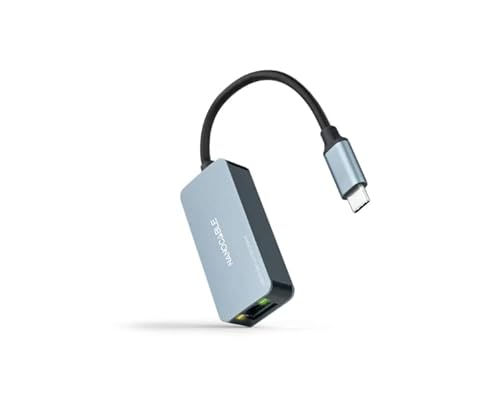 Konverter USB-c 3.2 gen1 auf Ethernet 2,5 g, 15 cm, Grau, mit Stabiler und schneller Verbindung für Moderne Geräte* Konverter USB-c 3.2 gen1 auf Ethernet 2,5 g, 15 cm, Grau, mit Stabiler und schneller Verbindung für Moderne Geräte* von Watio Wave