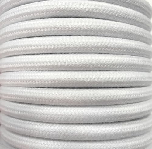 15 m Textilkabel, glatt, Weiß von WatioWave