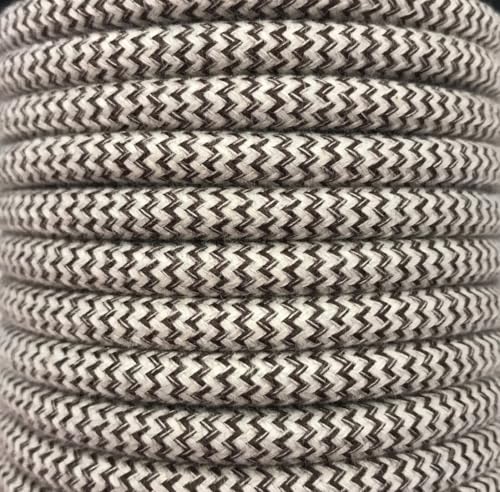 15 m Textilkabel braun Zig-ZAG 15 m Textilkabel braun Zig-ZAG von WatioWave