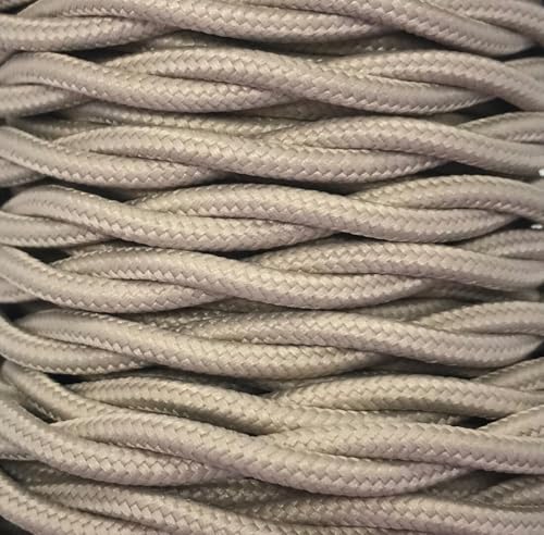 5 m geflochtenes Textilkabel Sand von WatioWave