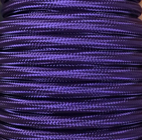 5 m langes Textilkabel, glatt, Violett von WatioWave