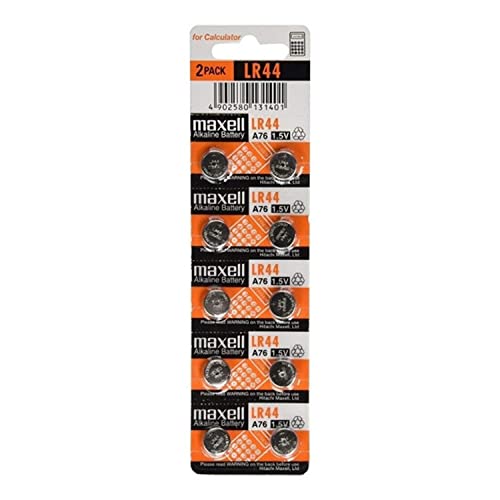 Batterie LR44, 1,5 V, 110 mAh, Alkali, Fisch, Unisex, Erwachsene, Schwarz, Einheitsgröße Batterie LR44, 1,5 V, 110 mAh, Alkali, Fisch, Unisex, Erwachsene, Schwarz, Einheitsgröße von WatioWave
