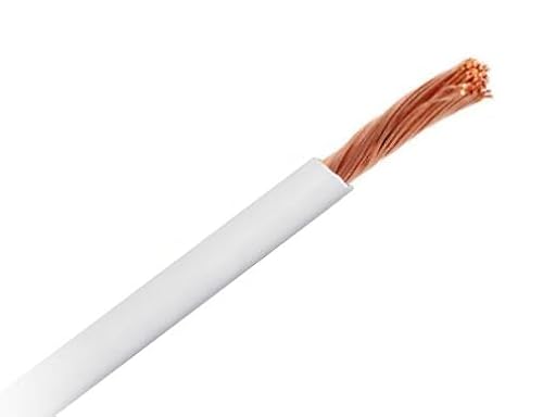 Flexibler Faden, 100 m, weiße Linie, 2,5 mm² von WatioWave