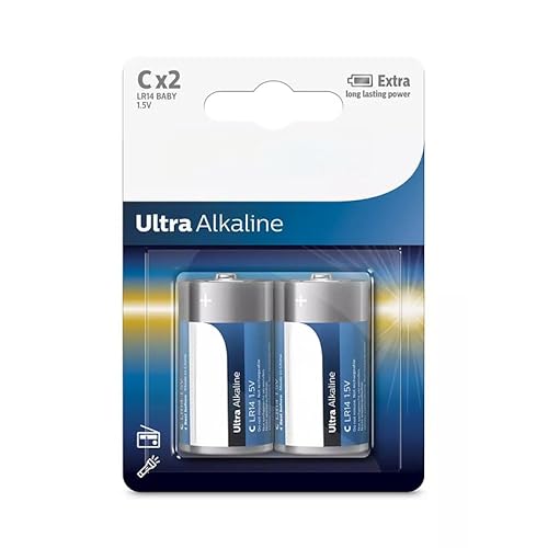 LR14 Alkaline-Batterie im 2er-Pack, bietet 30% mehr Lebensdauer, ideal für Geräte mit hohem Stromverbrauch, um eine Lange Leistung für Ihre Geräte zu gewährleisten. LR14 Alkaline-Batterie im 2er-Pack, bietet 30% mehr Lebensdauer, ideal für Geräte mit hohem Stromverbrauch, um eine Lange Leistung für Ihre Geräte zu gewährleisten. von WatioWave