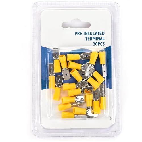 Vorisolierte MDD2-250-Steckverbinder (20 Stück/Blister): bieten hervorragende Qualität für sichere Elektrifizierung. Perfekt für Heimwerkerprojekte oder den professionellen Gebrauch. von WatioWave
