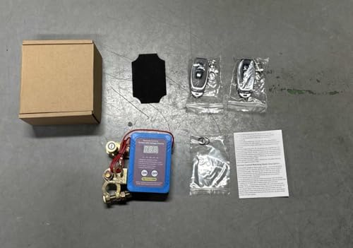 Wattive Trennschalter mit 12 V für Auto mit LED-Volt-Anzeige, 240 A, kabellos, Auto-Abschaltschalter, automatischer Batterieschalter, Diebstahlschutz für Auto, LKW, Boot, RV, ATV, Motorrad Wattive Trennschalter mit 12 V für Auto mit LED-Volt-Anzeige, 240 A, kabellos, Auto-Abschaltschalter, automatischer Batterieschalter, Diebstahlschutz für Auto, LKW, Boot, RV, ATV, Motorrad von Wattive