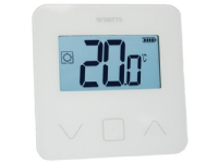 Raumthermostat Vision weiß mit LCD-Display von Watts