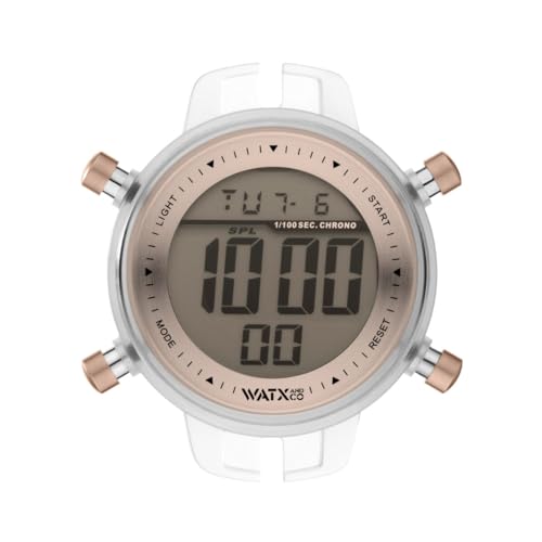 Watx WATXANDCO Digitales Modell Granit/Pink/43mm, RWA1073 von Watx