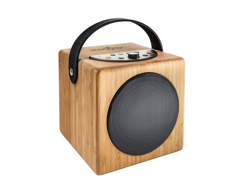 Wavemaster KidzAudio MUSIC BOX Bluetooth-Lautsprecher 1.0 (3,50 W, Lautstärkebegrenzer, Sleep-Funktion, eingebautem Mikrofon) von Wavemaster