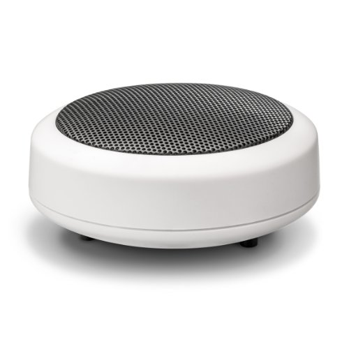 Wavemaster MOBI-2 Mini Lautsprecher mit Bluetooth-Funktion (1 Stück) für mobile Soundquellen wie Smartphone, Handy, Tablet, MP3-Player, Laptop usw. in weiß von Wavemaster