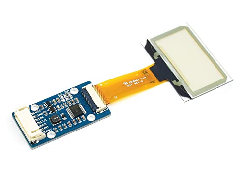 1.51inch Transparent OLED Display Module I2C SPI Embedded Driver SSD1309 Chip 128×64 Pixels Light Blue Color Display OLED for Raspberry Pi/Arduino/STM32, Full Viewing Angle von Waveshare