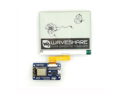 4.2inch E-Ink Display Module Resolution 296x128 E-Paper Electronic Screen Panel SPI Interface with ESP8266 WiFi Driver Board for Raspberry Pi/STM32/Arduino/Jetson Nano von Waveshare