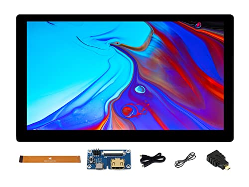 7 Zoll QLED Quantum Dot Display 1024x600 Integriertes Display Thin&Light Bildschirm Unterstützt Raspberry Pi/Jetson Nano/Windows PC, Breiterer Farbumfang, Reineres Chroma (mit Entwicklungsadapter) von Waveshare