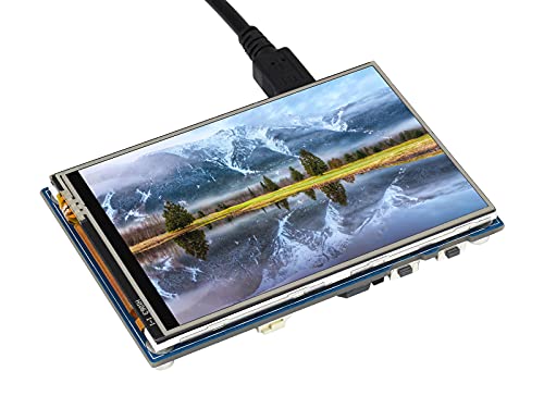 Gesamt Evaluierungs Board für Raspberry Pi Pico RP2040, mit 3.5 Zoll LCD 480×320 65K Buntem Touchscreen Display und Verschiedenen Onboard Komponenten zur Einfachen Evaluierung von Raspberry Pico von Waveshare