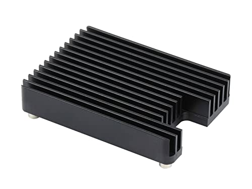 Heatsink for Raspberry Pi Compute Module 4 CM4 Dedicated Aluminum Alloy Heatsink with 4 PCS Thermal Tapes, Proper Space for Antenna Section von Waveshare