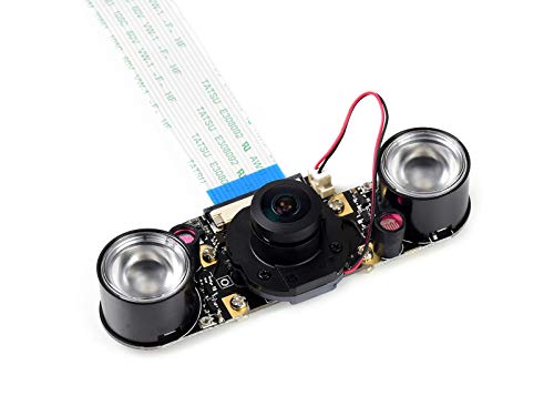 Kompatibel mit NVIDIA Jetson Nano Kamera IMX219-160 8MP IR-Cut Infrarot Nachtsichtkamera Modul für Jetson Nano und Raspberry Pi Compute Modul, 162° FOV mit IMX219 Sensor von Waveshare