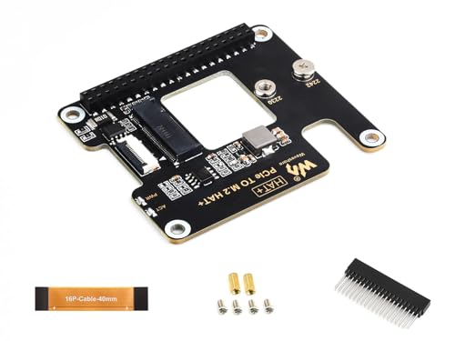 PCIe auf M.2 Adapter für Raspberry Pi 5, unterstützt M.2 NVMe SSD 2230 2242, unterstützt Gen2 und Gen3 Modi PCIe auf M.2 Adapter für Raspberry Pi 5, unterstützt M.2 NVMe SSD 2230 2242, unterstützt Gen2 und Gen3 Modi von Waveshare
