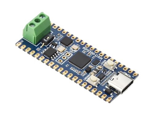 RP2350 CAN Entwicklungsboard Basierend auf Rasp Pi RP2350 Dual-core & Dual-Architecture Mikrocontroller Chip, Onboard XL2515 CAN Controller, Kompatibel mit Raspberry Pi Pico Modulen von Waveshare