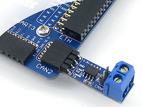 SN65HVD230 CAN Board Zubehörplatine 3,3V Onboard CAN Transceiver SN65HVD230 kompatibel mit PCA82C250 mit ESD-Schutz. zum Anschluss von Mikrocontrollern an das CAN-Netzwerk von Waveshare