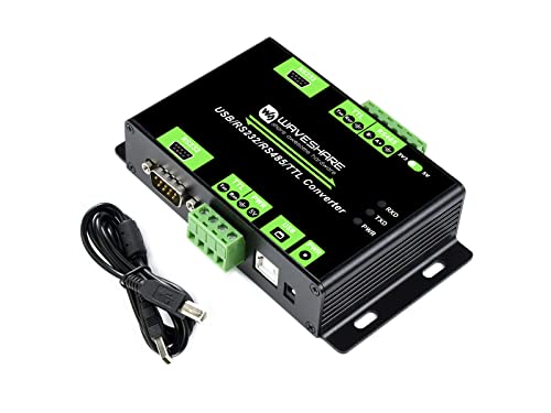 USB/RS485/RS232/TTL Konverter Industrieller Isolierter Multibus Konverter Unterstützt USB/RS232/TTL auf RS232/485/TTL, Integrierte Multi-Schutzschaltungen, Bessere Kompatibilität von Waveshare