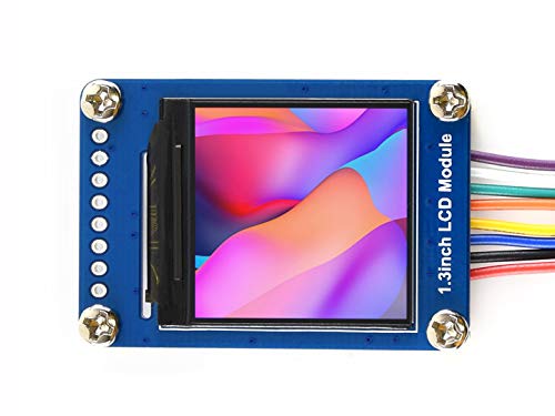 Waveshare 1.3 Inch LCD Module IPS Screen for Raspberry Pi 4B+ 4B 3B+ 3B 2B+ Zero W WH 2 W Ardui STM32 ST7789 Driver 240x240 Resolution SPI Interface Display RGB 65K Color Display 3.3V/5V von Waveshare