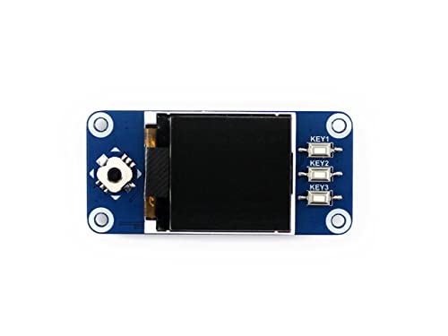 Waveshare 1.44inch LCD HAT, 128x128 Pixels, Mini Display Expansion Board, Compatible with Raspberry Pi von Waveshare