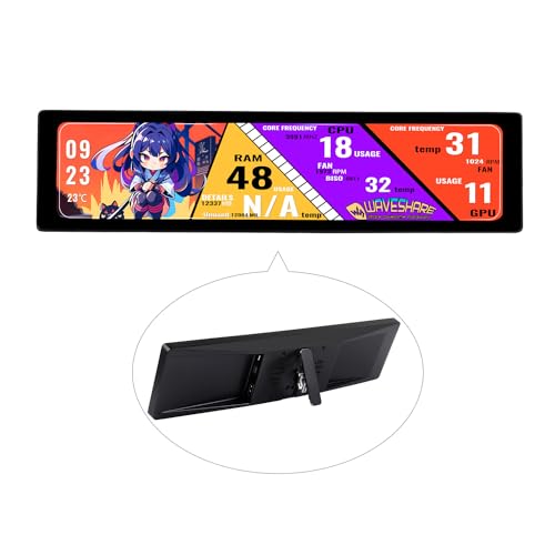 Waveshare 11.9inch IPS Display, 320x1480 Toughened Glass Panel HDMI Monitor, with Hi-Fi Speaker Collapsible Stand & Metal Case Screen for Raspberry Pi/Jetson Nano/Core3566/PC Without Touch Function Waveshare 11.9inch IPS Display, 320x1480 Toughened Glass Panel HDMI Monitor, with Hi-Fi Speaker Collapsible Stand & Metal Case Screen for Raspberry Pi/Jetson Nano/Core3566/PC Without Touch Function von Waveshare