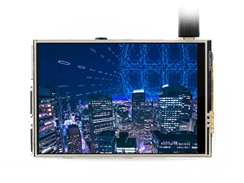 Waveshare 3.5inch RPi LCD, 480×320 Resolution, Resistive Touch Display, Compatible with Raspberry Pi(All Versions) von Waveshare