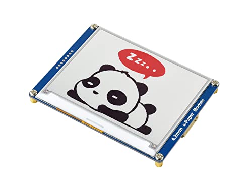Waveshare 4.2inch E-Paper Module, 400x300 Resolution, Supports Red/Black/White 3Colors, Compatible with Raspberry Pi/Jetson Nano/Nucleo Main Control Board von Waveshare