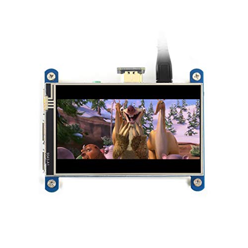 Waveshare 4inch Resistive Touch Screen IPS LCD (Type H) 480x800 HDMI Interface Display No I/Os Required Designed for All Revision of Raspberry Pi von Waveshare