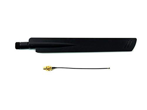 Waveshare 5G High Gain Omni Antenna Compatible with 5G/4G/3G/GNSS, SMA to IPEX-4 Connector Suitable for 5G Communication Modules von Waveshare