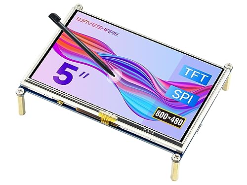 Waveshare 5inch Touch Screen, Compatible with Raspberry Pi 4B/3B+/3A+/3B/2B/1B+/1A+/Zero 2 W/Zero W/Zero von Waveshare