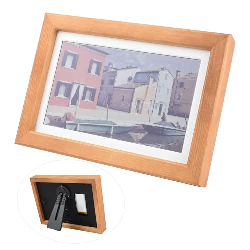 Waveshare 7.3inch ACeP 7-Color E-Paper with Solid Wood Photo Frame, Ultra-Long Standby, 800 × 480 Resolution, Batteries Included von Waveshare