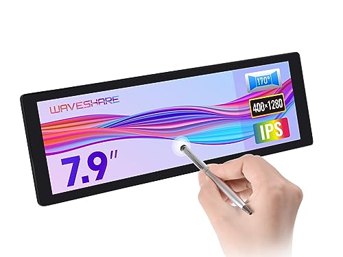 Waveshare 7.9inch IPS Touch Screen, 400 x 1280 Pixel, Toughened Glass Panel, HDMI Interface, with Hi-Fi Speaker, Collapsible Stand & Metal Case, Compatible with Raspberry Pi/Jetson Nano/Core3566/PC Waveshare 7.9inch IPS Touch Screen, 400 x 1280 Pixel, Toughened Glass Panel, HDMI Interface, with Hi-Fi Speaker, Collapsible Stand & Metal Case, Compatible with Raspberry Pi/Jetson Nano/Core3566/PC von Waveshare